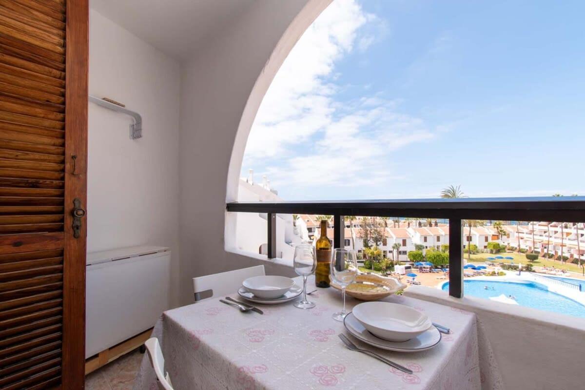 Parque Santiago II 269 - Studio With Sea And Pool Views Playa de las Américas Exterior foto
